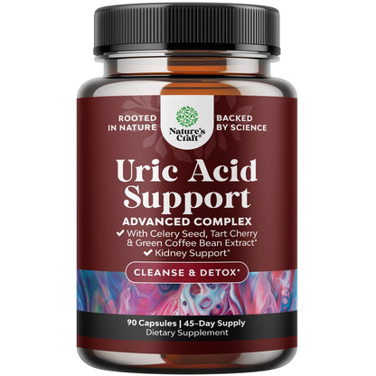 Green Coffee Bean Extract for Uric Acid Cleanse & Detox – 90 Count