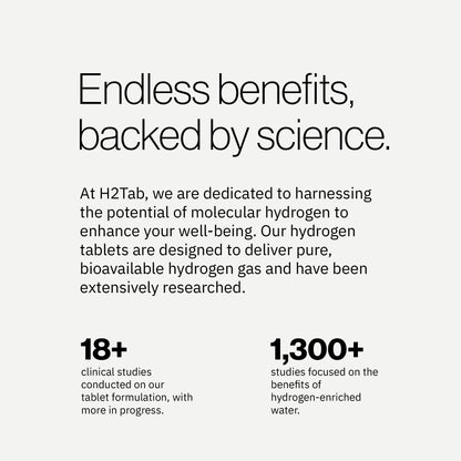H2TAB Hydrogen Tablets – 12 PPM Molecular Hydrogen for Drinking Water (30 Count, Raspberry) – Antioxidants, Cellular Health & Recovery