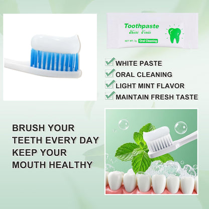 HAIFOTRVA Too Small Travel Size Toothpaste – 200 Pack, 0.105 oz, Mint