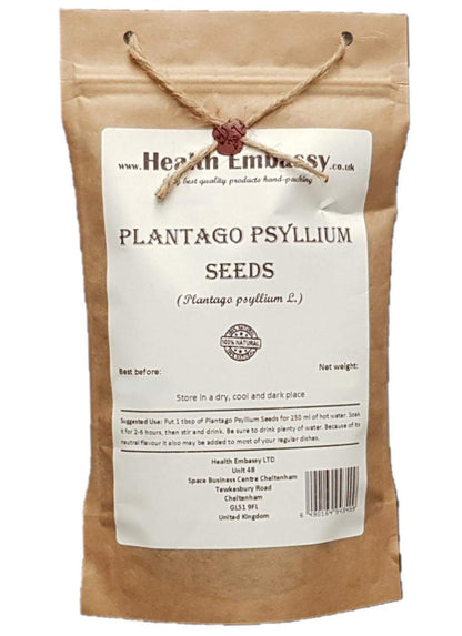Health Embassy Plantago Psyllium Seeds | Plantago Psyllium L | 100% Natural (100g)