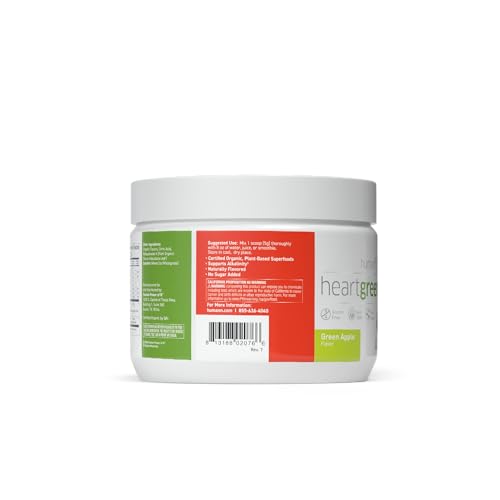 HeartGreens by humanN - Organic Greens Powder (Green Apple, 5.29 oz)