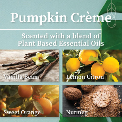 Hemlock Park Crackling Wood Wick Candle – Pumpkin Crème, 8 oz