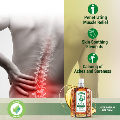 Wong to Yick Wood Lock Medicated Oil - Herbal Pain Relief (50 ml) | HerbsDepo