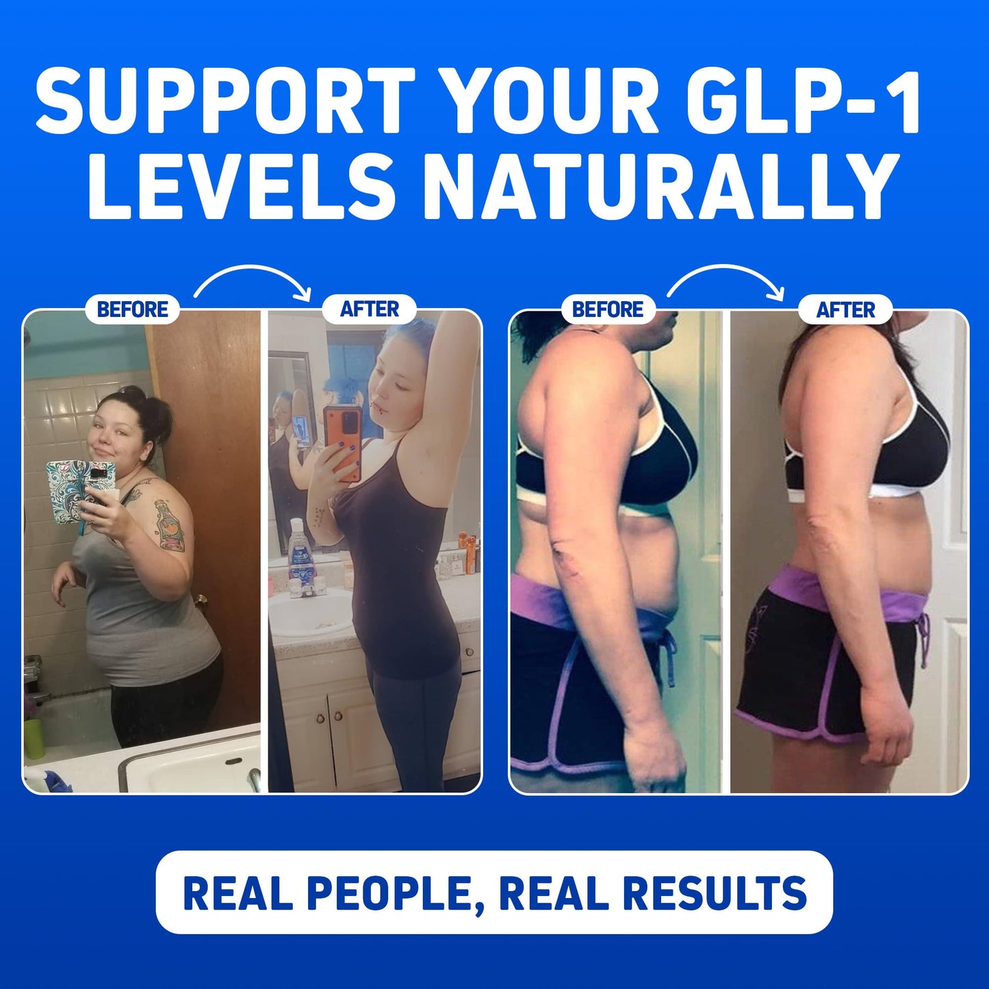 Herbtonics GLP-1 Support: Apple Cider Vinegar + Keto BHB, 60 Caps