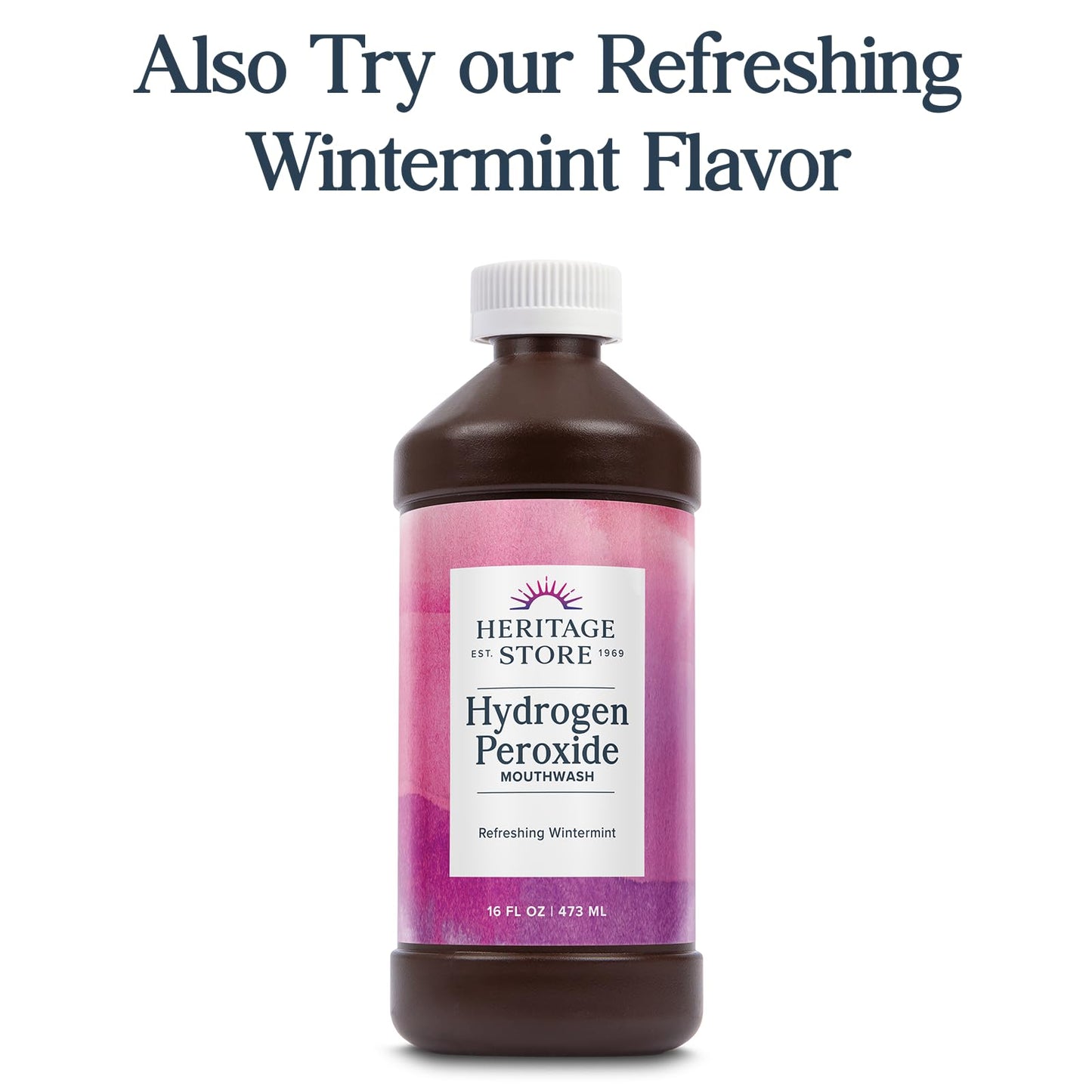 Heritage Hydrogen Peroxide Mouthwash - Eucalyptus & Mint - 16oz