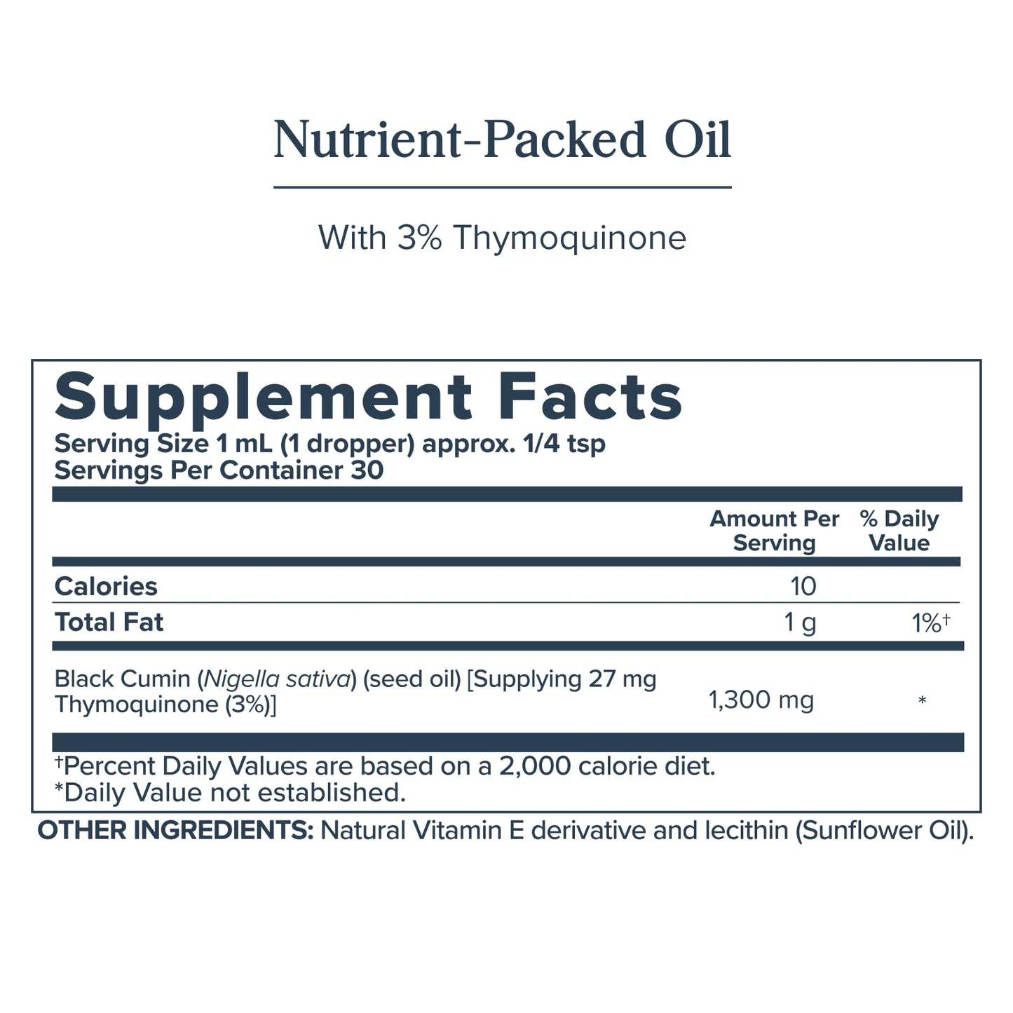 Heritage Store Black Seed Oil 3% Thymoquinone – 1 fl oz | Joints & Immune Support