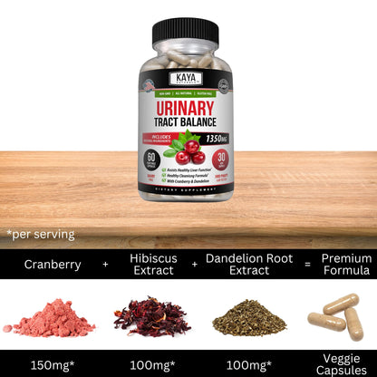 Kaya Naturals D-Mannose 60 Veggie Capsules (Pack of 2) | Urinary Tract & Bladder Health