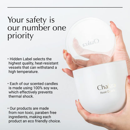 Hidden Label Healing Crystal Candle – Aventurine Wealth, Wood Wick Aromatherapy 12oz