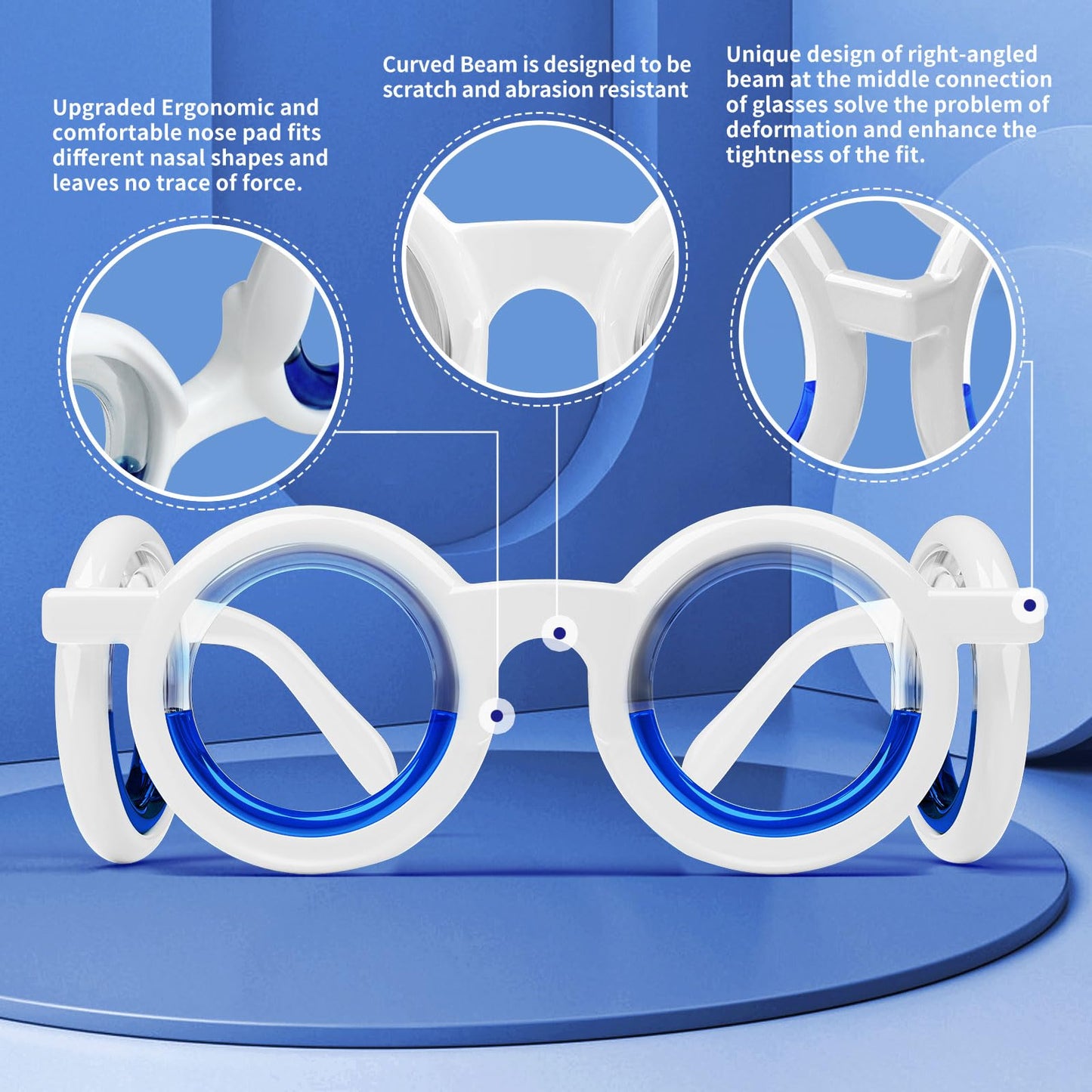 Hion Motion Sickness Glasses — Ultra-Light, Drug-Free Relief for Cars, Seas, and Air Travel