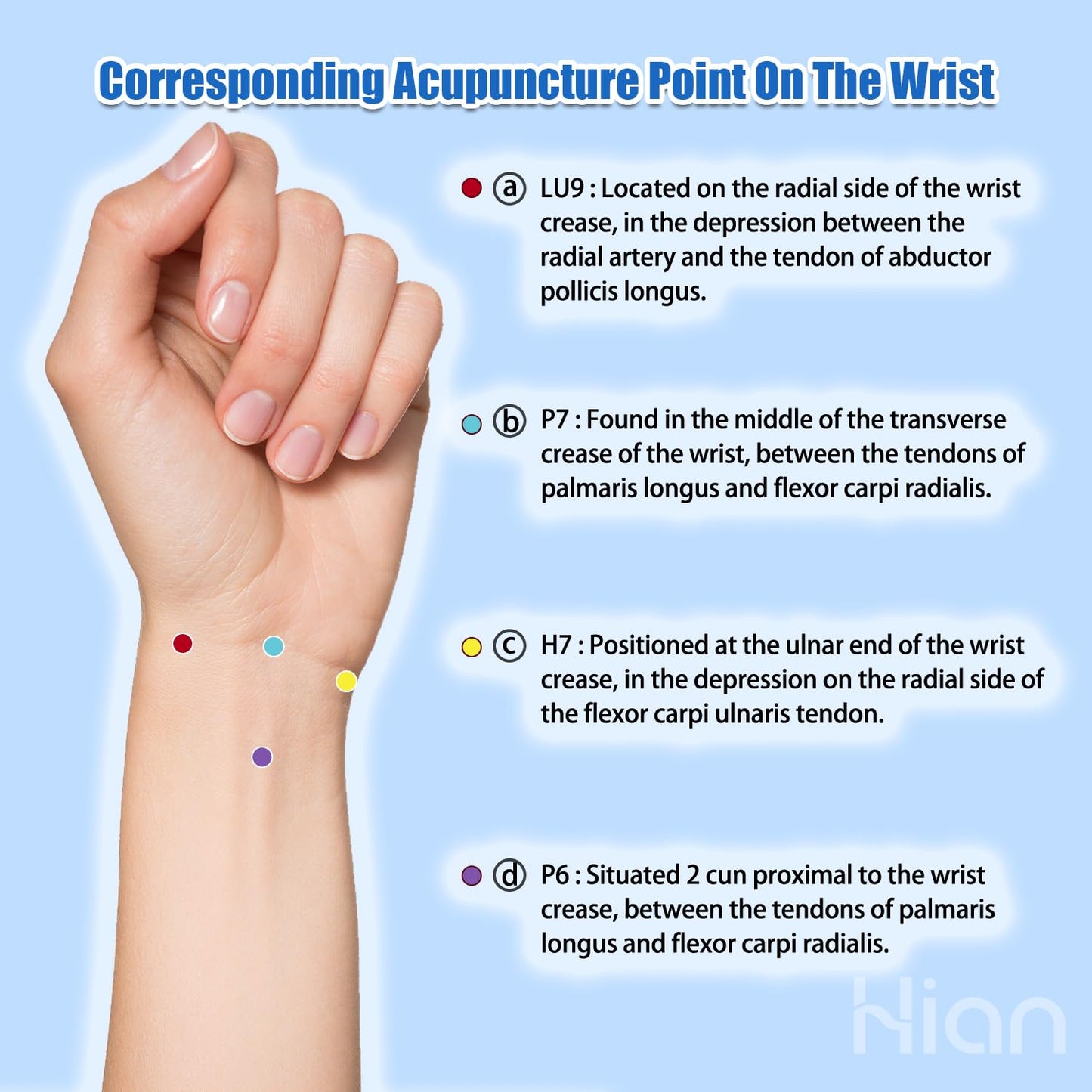 Hion Motion Sickness Bracelets – 2 Pairs Black Sea Sickness Wristbands, Adjustable Acupressure Nausea Bands