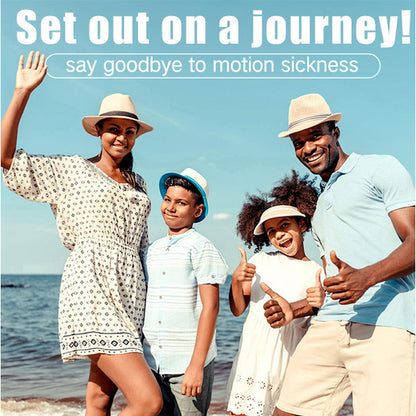 Hionfurt 80ct Motion Sickness Patches – Non-Drowsy, 72-Hour Sea Sickness Patches for Travel