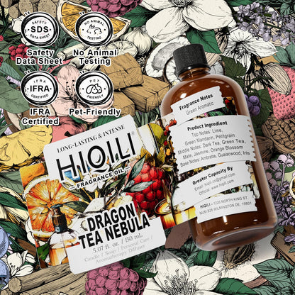 HIQILI Dragon Tea Nebula Fragrance Oil for Candles & Perfumes | IFRA