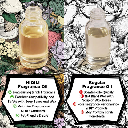 HIQILI Glam Girl Fragrance Oil – Inspired by Her-rera G.Girl | Candle, Soap & Diffuser, 1 oz