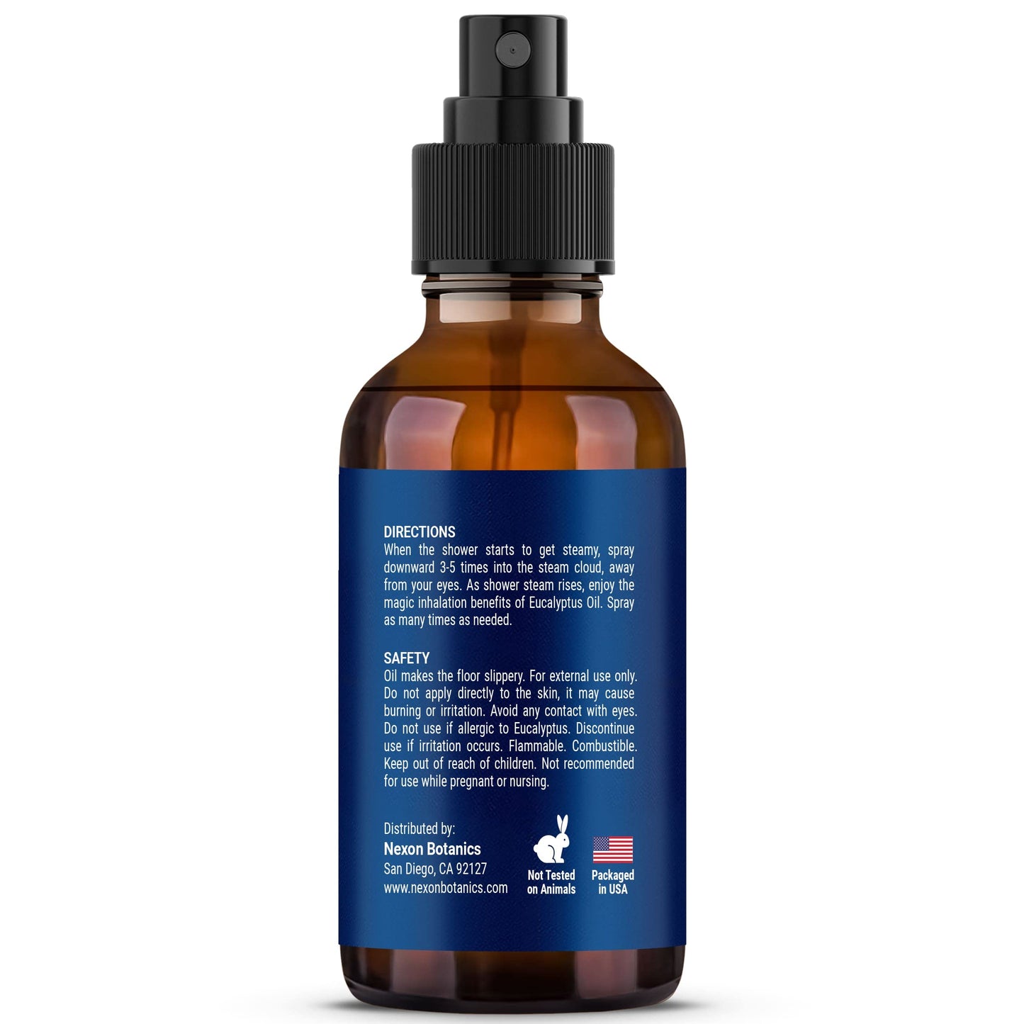 Eucalyptus & Lavender Shower Steamer Spray 2 fl oz – Aromatherapy Mist | Nexon Botanics