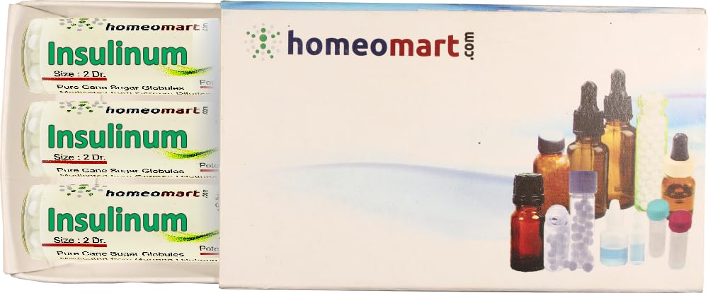 homeomart.com Insulinum Homeopathy Pellets (Pills) in 30C Potency; Pack of 3