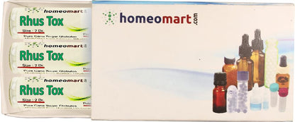 Homeomart Rhus Toxicodendron 1M Homeopathy Pellets – Pack of 3