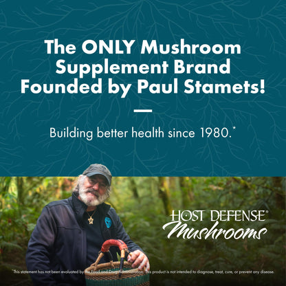 Host Defense CordyChi Extract - Energy & Immune Support (Cordyceps & Reishi)