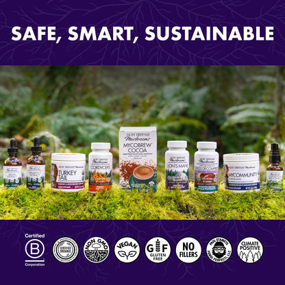Host Defense MycoShield Throat Spray – Immune Support Mushroom Supplement (Chaga, Reishi, Turkey Tail) – Citrus Flavor, 1 fl oz (71 Servings)