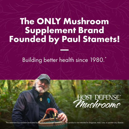 Host Defense Turkey Tail Mushroom Powder – Digestive Health & Immune Support (3.5 oz, 66 Servings)