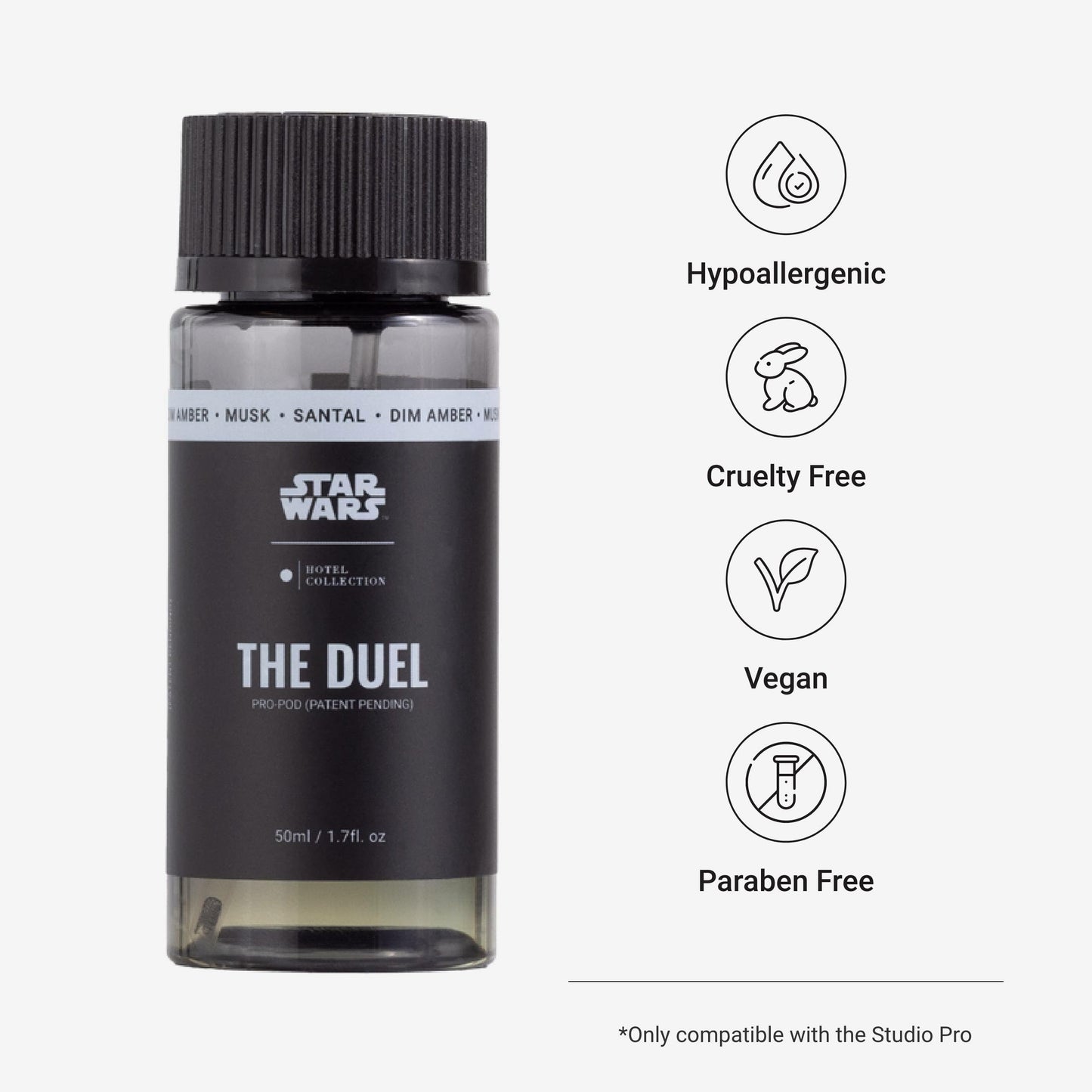Hotel Collection | Star Wars ™ The Force Pro-Pod Oil | Luxury Essential Oil Diffuser | Neroli, Oud Wood & Cardamom 1.7 fl oz (50 mL)