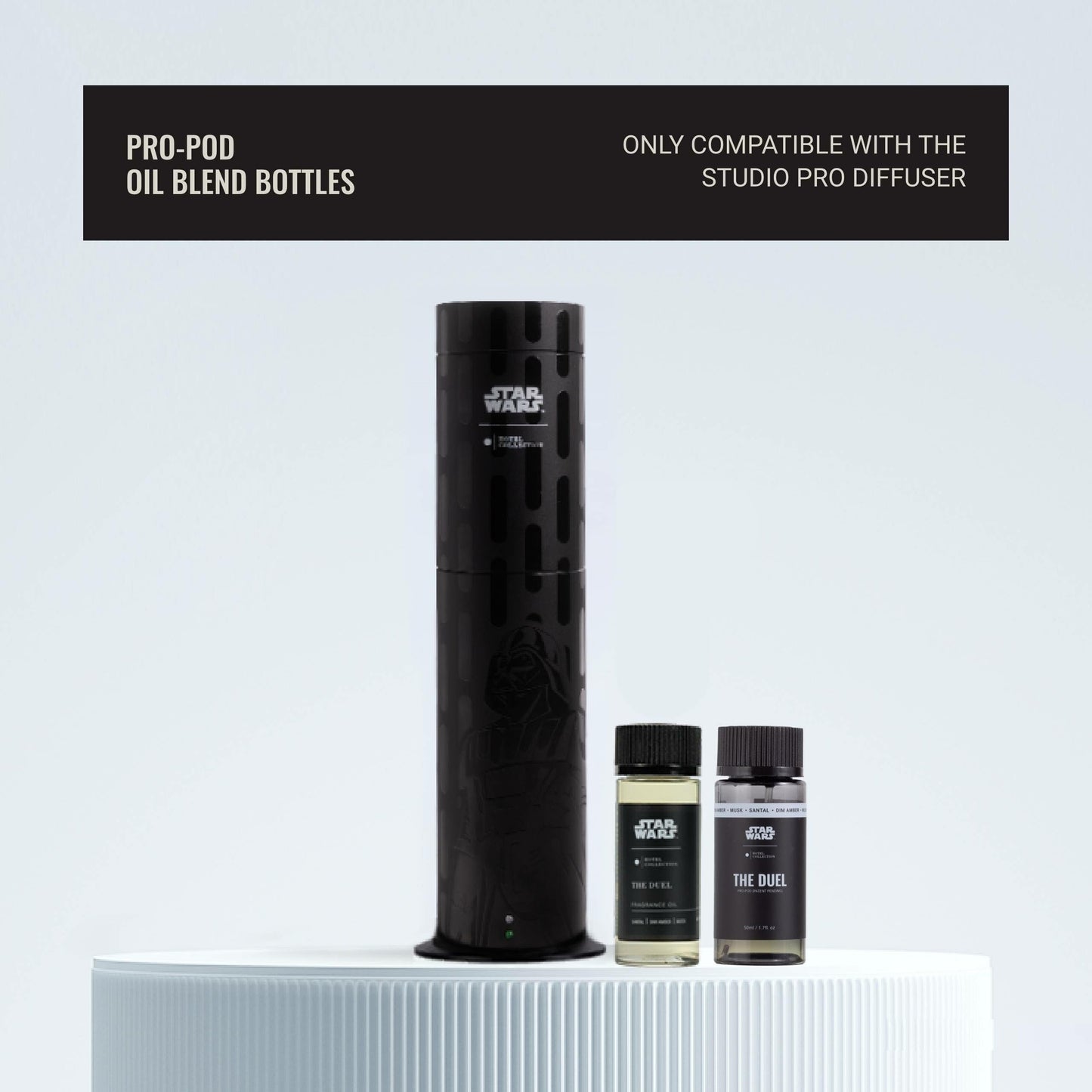 Hotel Collection | Star Wars ™ The Force Pro-Pod Oil | Luxury Essential Oil Diffuser | Neroli, Oud Wood & Cardamom 1.7 fl oz (50 mL)
