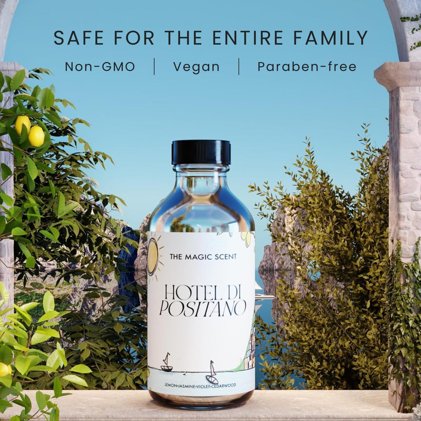 Hotel Di Positano Diffuser Oil – Amalfi Coast Scent (500 ml) – Cold-Air & Ultrasonic