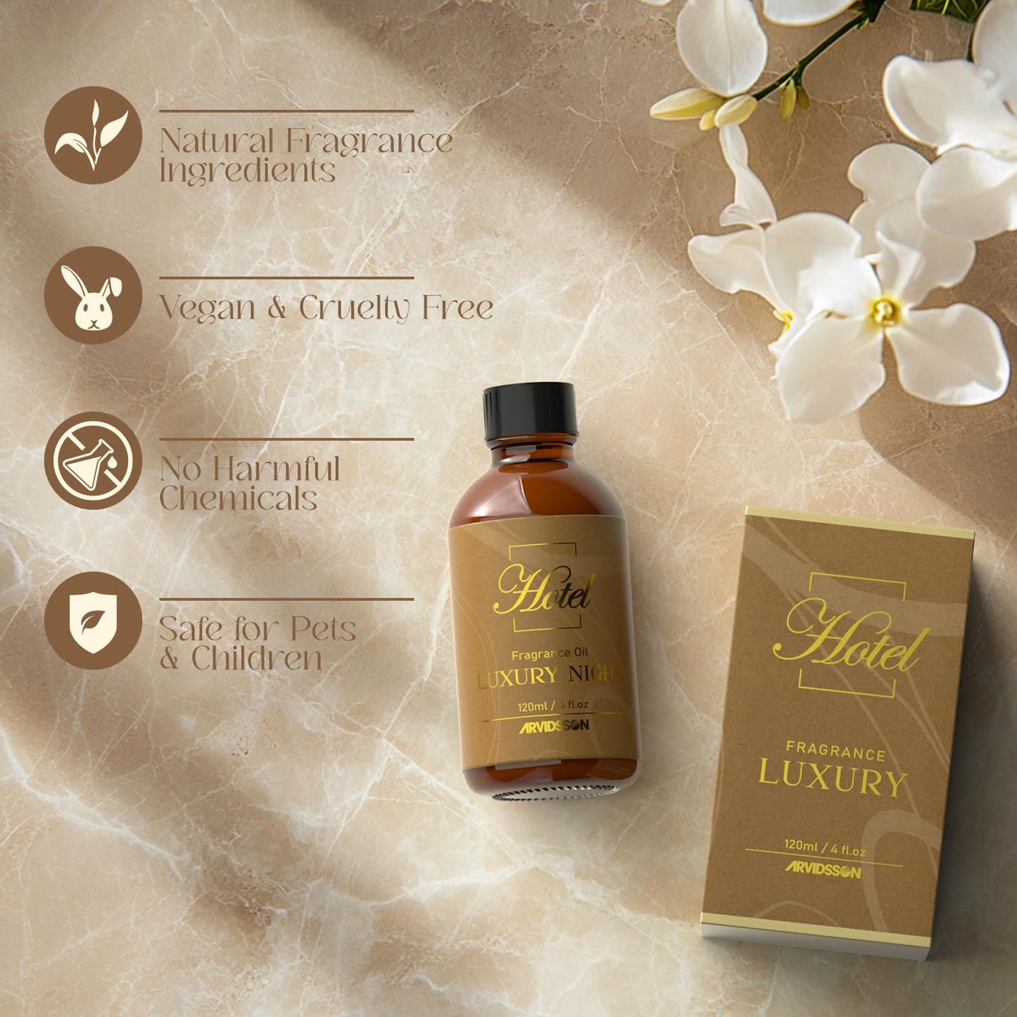 Hotel Diffuser Oil 4 Oz (120ml) – Luxury Night Scent for Diffusers