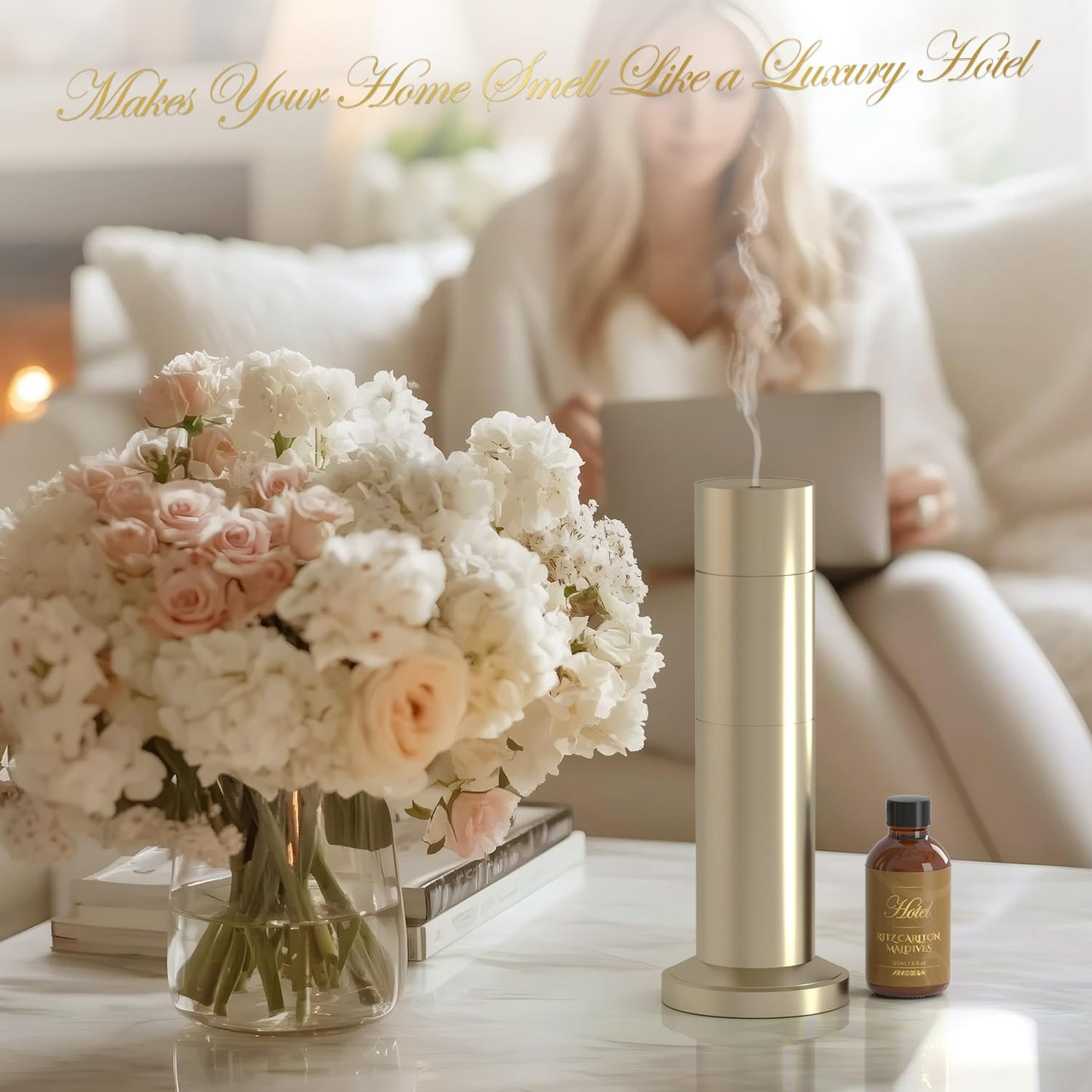 Hotel Diffuser Oil 4 Oz (120ml) Inspired by The Ritz Carton Hotel – Luxury Fragrance Oil for Diffuser & Crafting