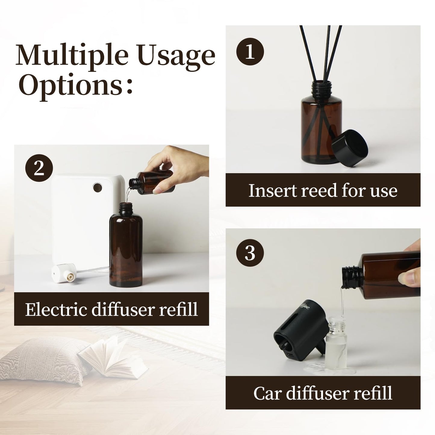 Hotel Essential Oil Scent for Diffusers – 100ml | Long-Lasting Reed & Ultrasonic Diffuser Oil