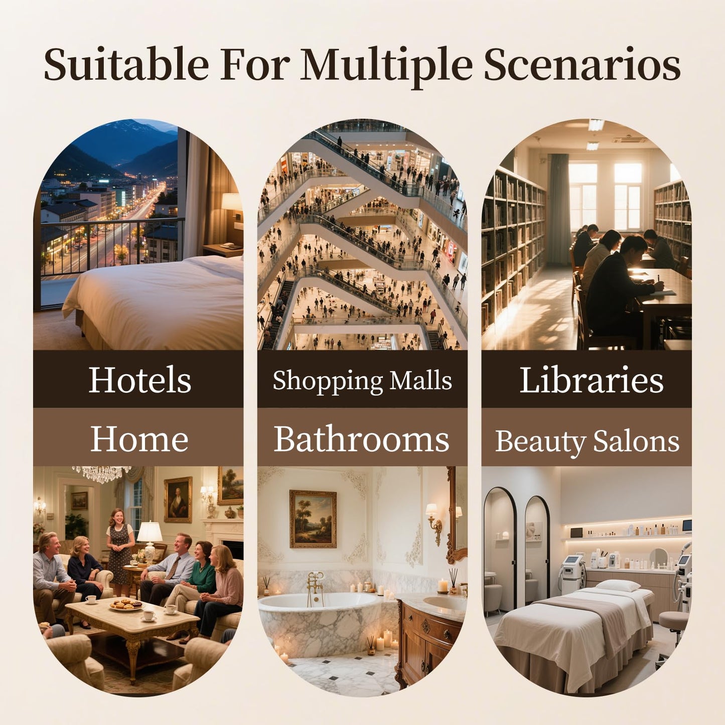 Hotel Essential Oil Scent for Diffusers – 100ml | Long-Lasting Reed & Ultrasonic Diffuser Oil