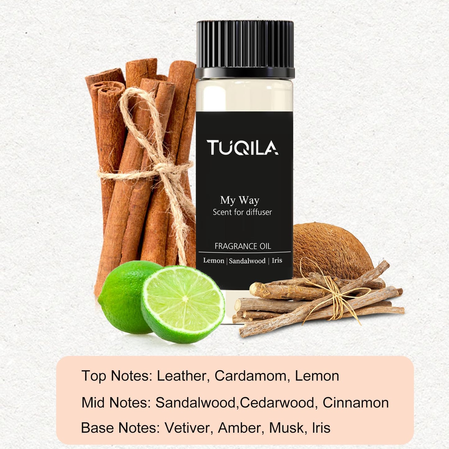 Hotel Luxury Essential Oil Set 3x20mL – Waterless Diffuser Oils for Home, Car, Hotel & Office | My Way, Cinnamon Apple, Clove Cedar