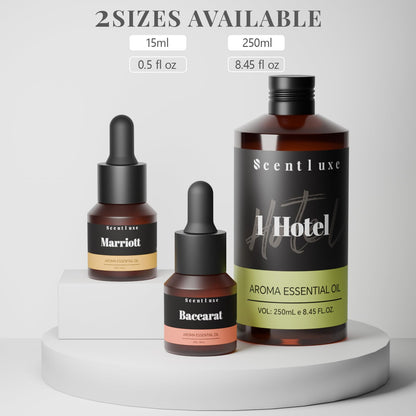 Hotel Scents Baccarat Diffuser Oil – 8.45 oz (250 ml) | Luxury Hotel Fragrance for Aromatherapy Diffusers