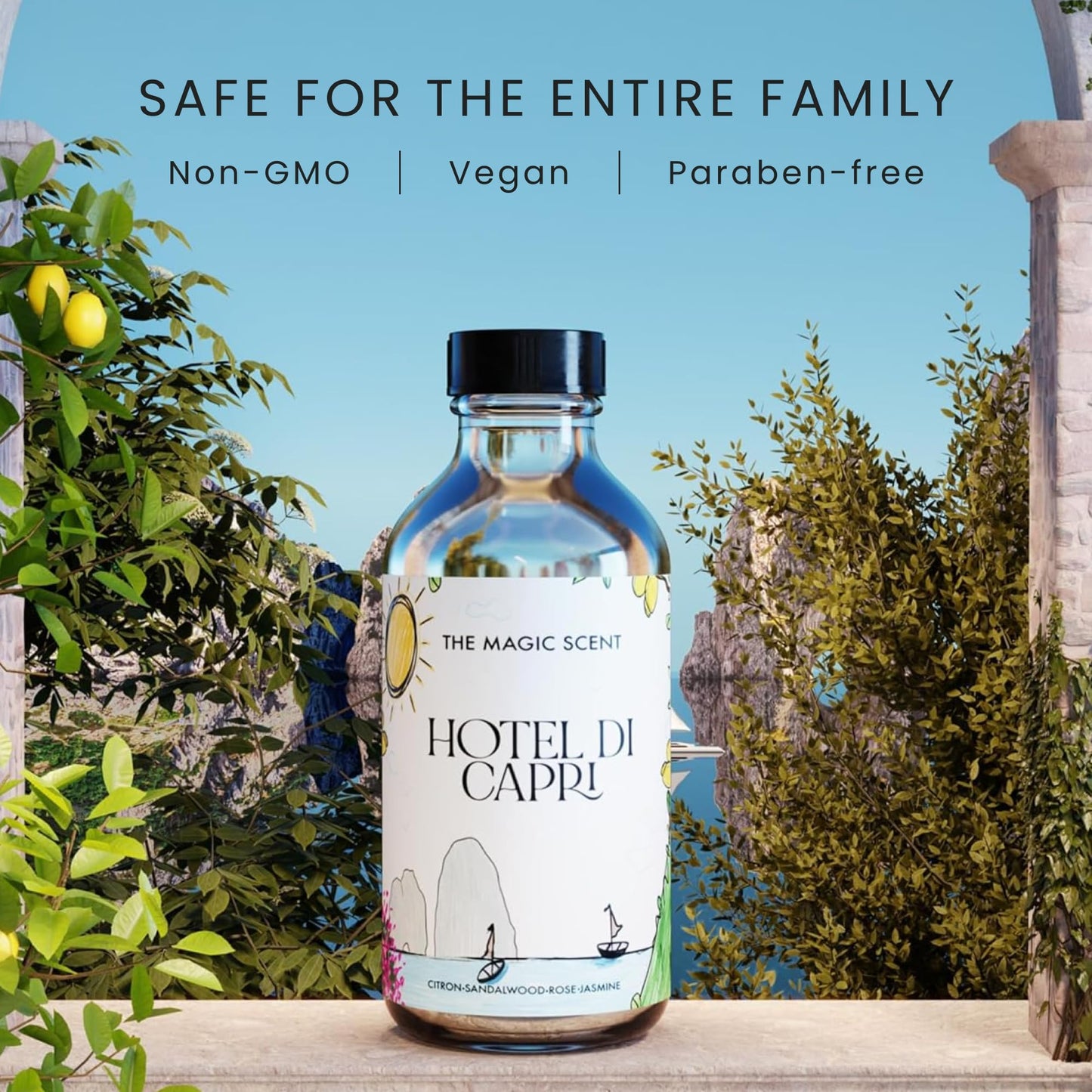 Hotel Di Capri Diffuser Oil – Capri-Inspired Fragrance (500 ml) | The Magic Scent