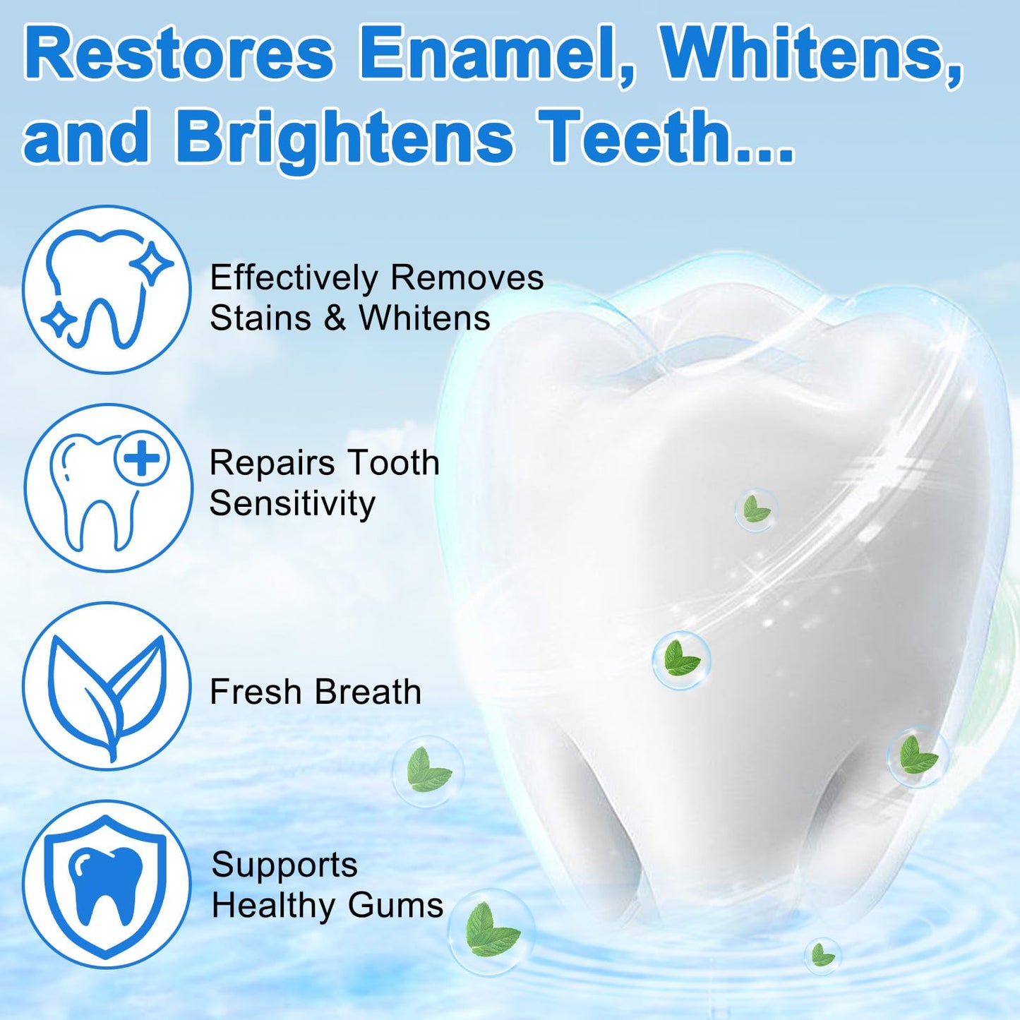 Hydroxyapatite Toothpaste - Enamel Protection & Fresh Breath | 4.23 oz