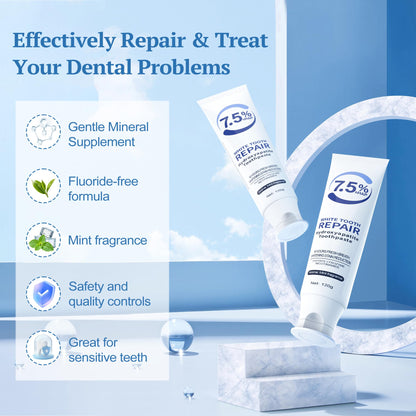 Nano Hydroxyapatite Toothpaste - Enamel Protection & Whitening (3 Pack)