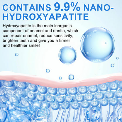 Hydroxyapatite Toothpaste 9.9% for Enamel Protection – Fluoride-Free Nano HA, Gentle Mint | Pack of 2