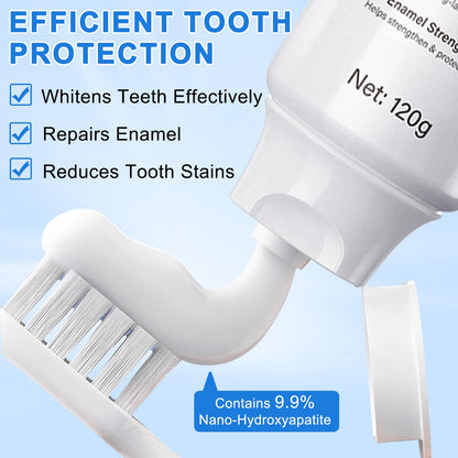Hydroxyapatite Toothpaste 9.9% – 2PCS Nano, Fluoride Free, Enamel Protection