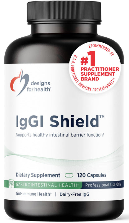 IgGI Shield - Gut Health & Immune Support Powder (Dairy-Free IgG + NAG) - 120 Capsules
