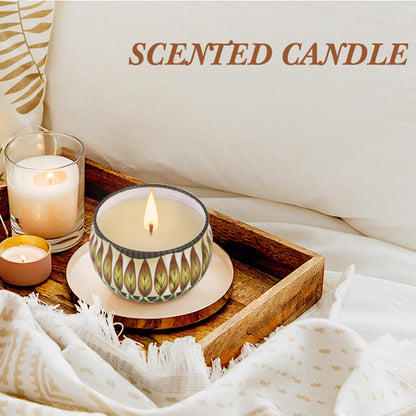 Inayou 24 Pack Candles Gifts for Women - Cinnamon Apple Variety, 2.5oz Soy Aromatherapy Candle Gift Set