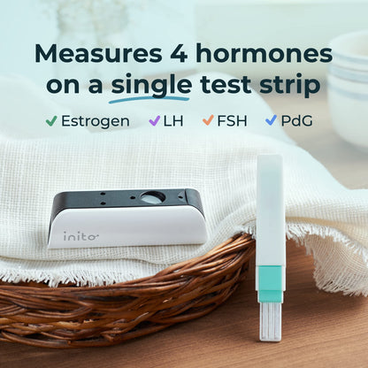 Inito Fertility Monitor & Hormone Tracker for Women – Estrogen, LH, PdG, FSH | 15 Strips | iPhone 16 Pro