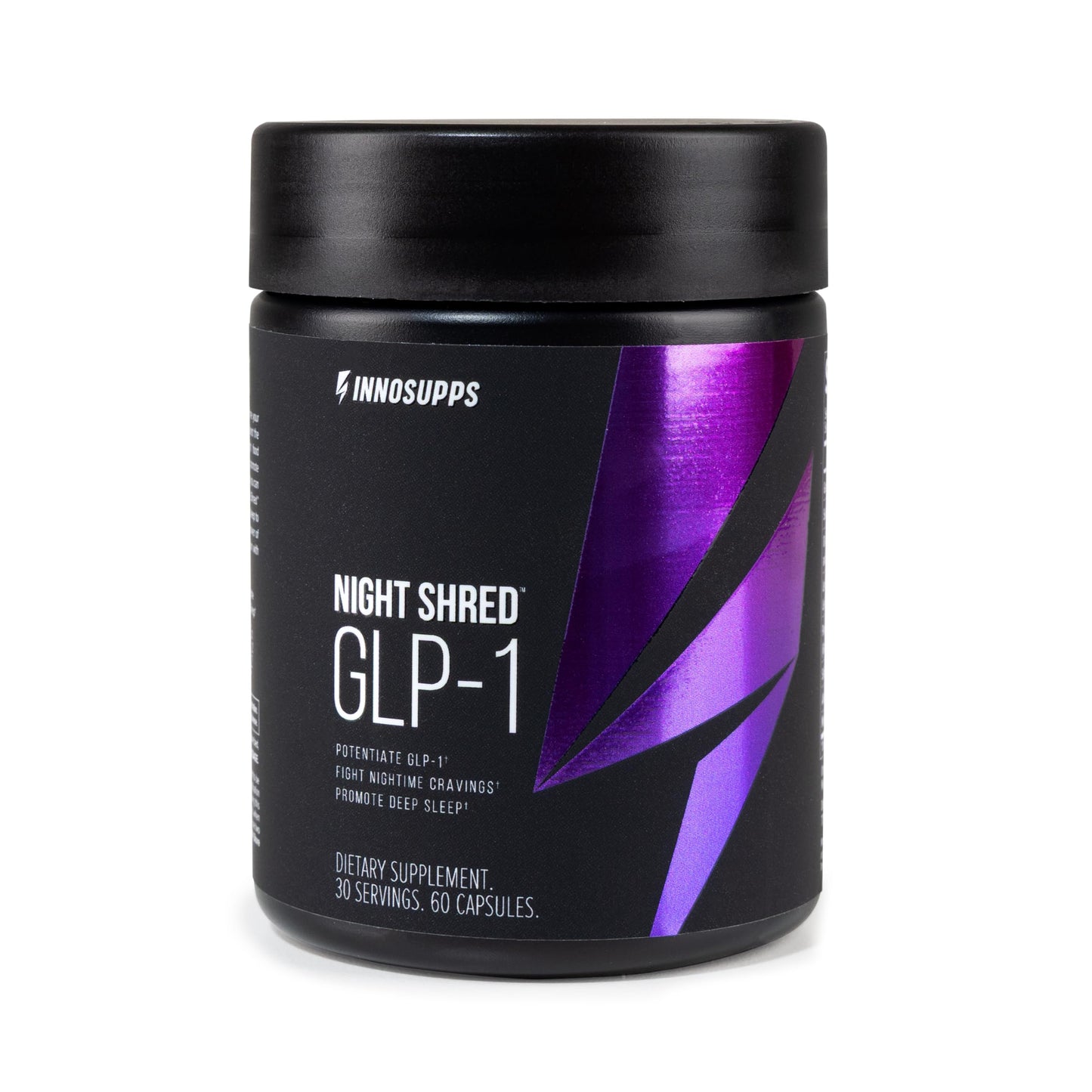 InnoSupps Night Shred GLP-1 | Nighttime Metabolic + Sleep Support | Akkermansia + Ashwagandha | 60 Capsules