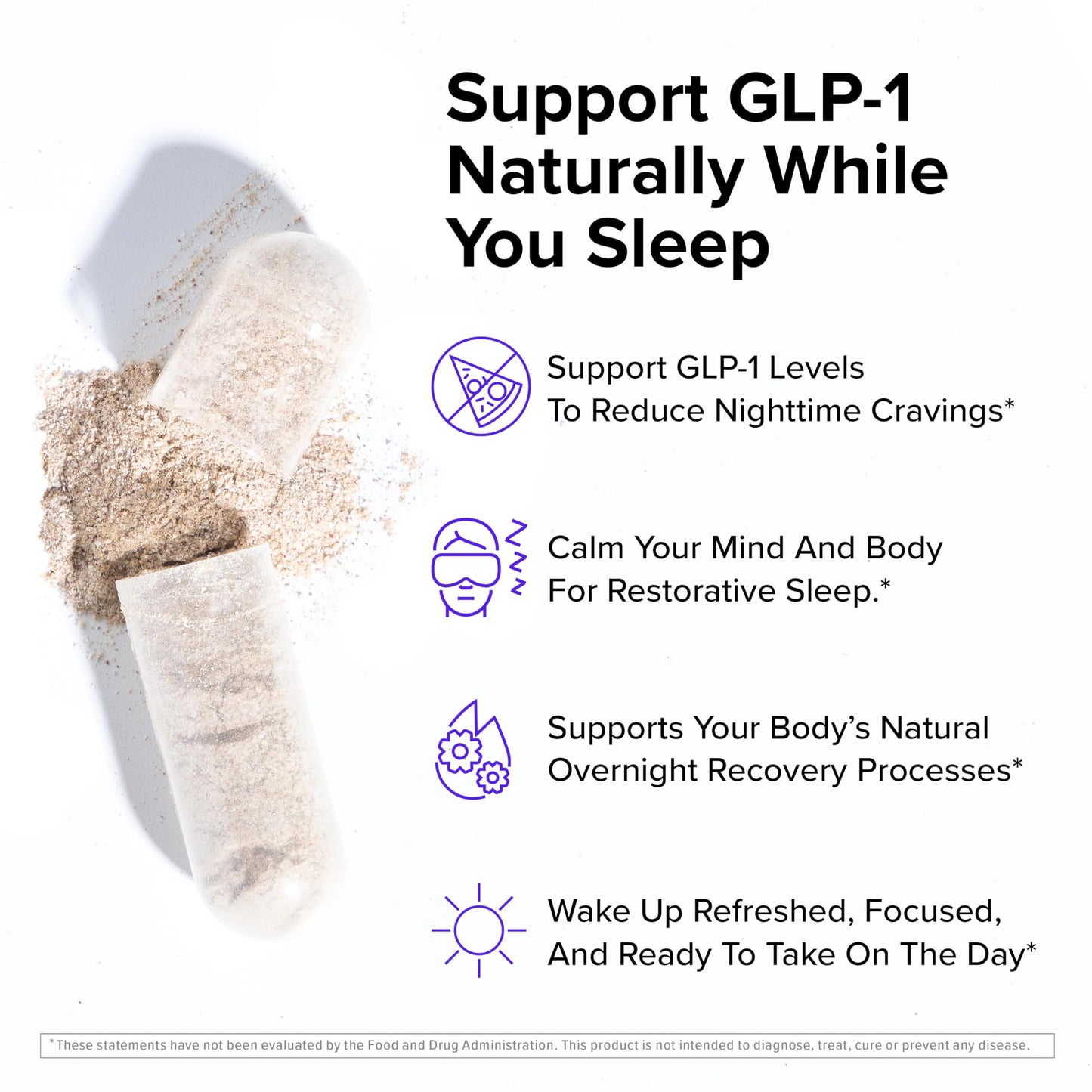 InnoSupps Night Shred GLP-1 | Nighttime Metabolic + Sleep Support | Akkermansia + Ashwagandha | 60 Capsules