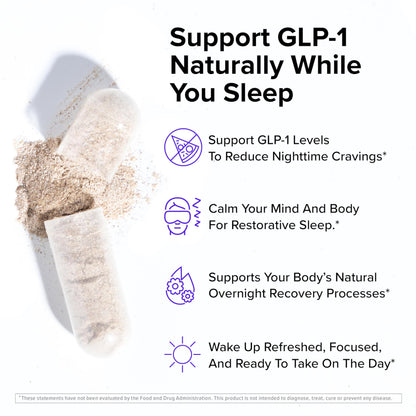 InnoSupps Night Shred GLP-1 | Nighttime Metabolic + Sleep Support | Akkermansia + Ashwagandha | 60 Capsules