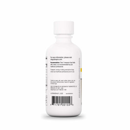 Integrative Therapeutics Liquid Iron with B12 & Folate | Apple Cinnamon | Gluten & Dairy-Free | 6 oz
