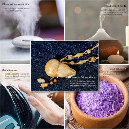 invnd Lavender Fragrance Oil for Massage, Sleep & Diffuser – Waterless Nebulizer Oil