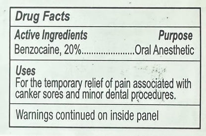 IOLITE Oral Topical Gel with Xylitol & Vitamin E – Gluten Free (1 oz) – Canker Sores & Dental Pain Relief