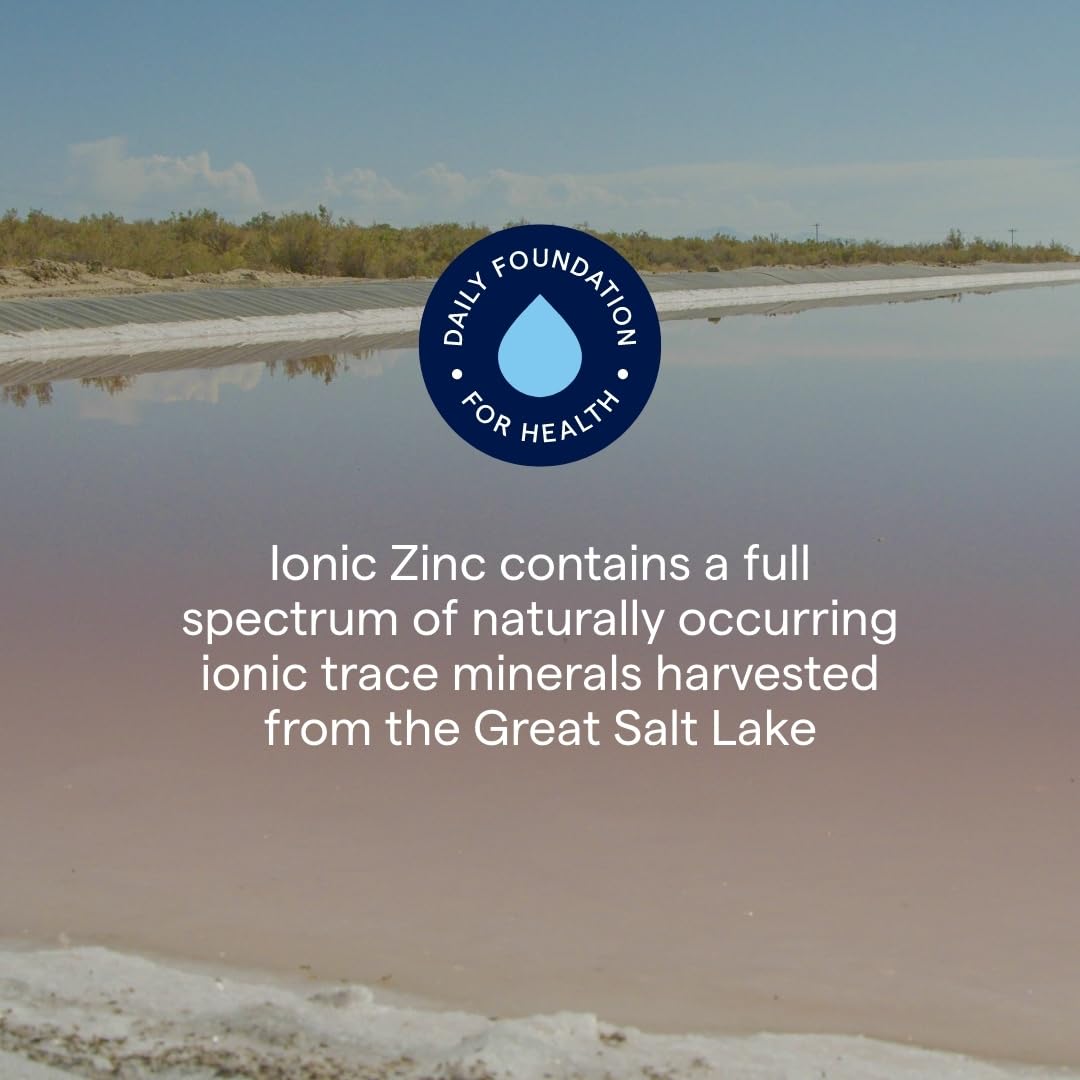 Trace Minerals Ionic Zinc Drops – Immune Support, Digestion & Skin Health | 2 oz, 2-Pack (96 Servings)