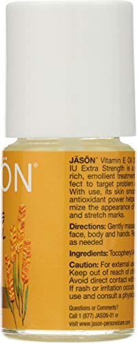 Jason Natural Vitamin E Oil 32,000 IU Extra Strength – Skin Oil (1 fl oz)
