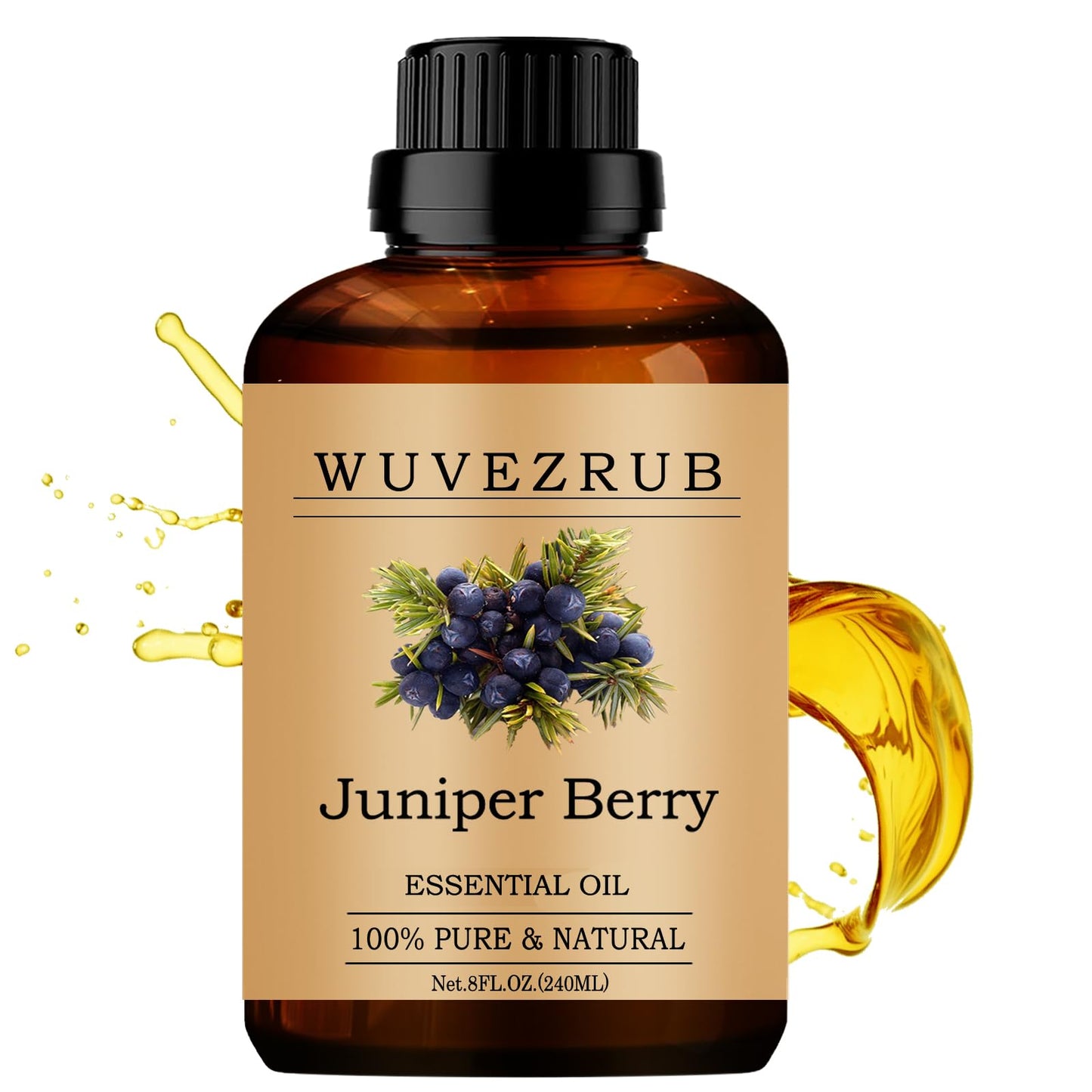 Juniper Berry Essential Oil 240ML – Organic 100% Pure & Natural for Aromatherapy Diffuser