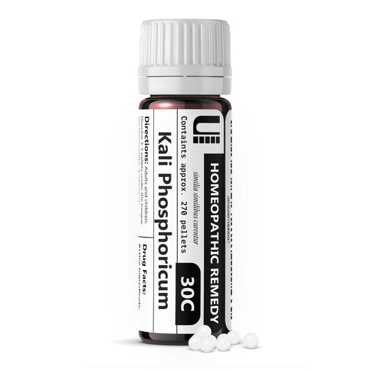 Kali Phosphoricum 30C Homeopathic Remedy, 270 Pellets | Lactose-Free, No Artificial Additives